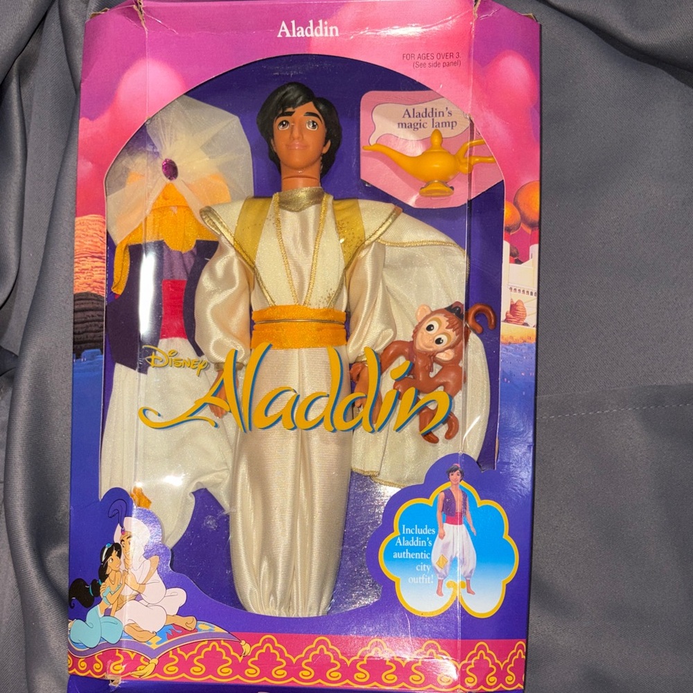 Mattel 1992 Disney’s Aladdin collection